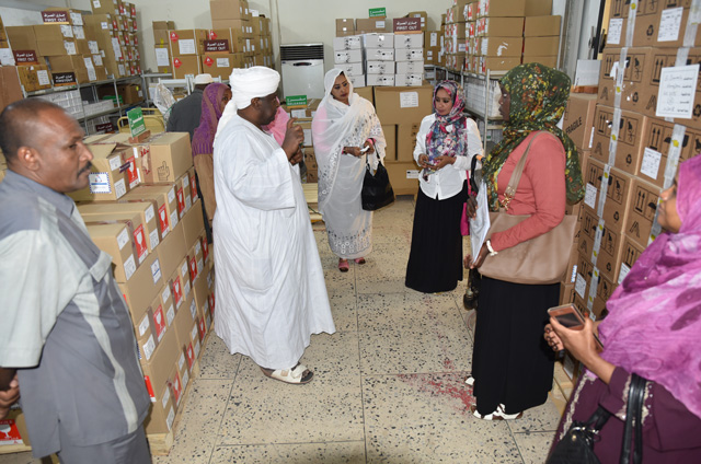 مدراء الاعلام بالمؤسسات السودانية في زيارة إلى الصندوق